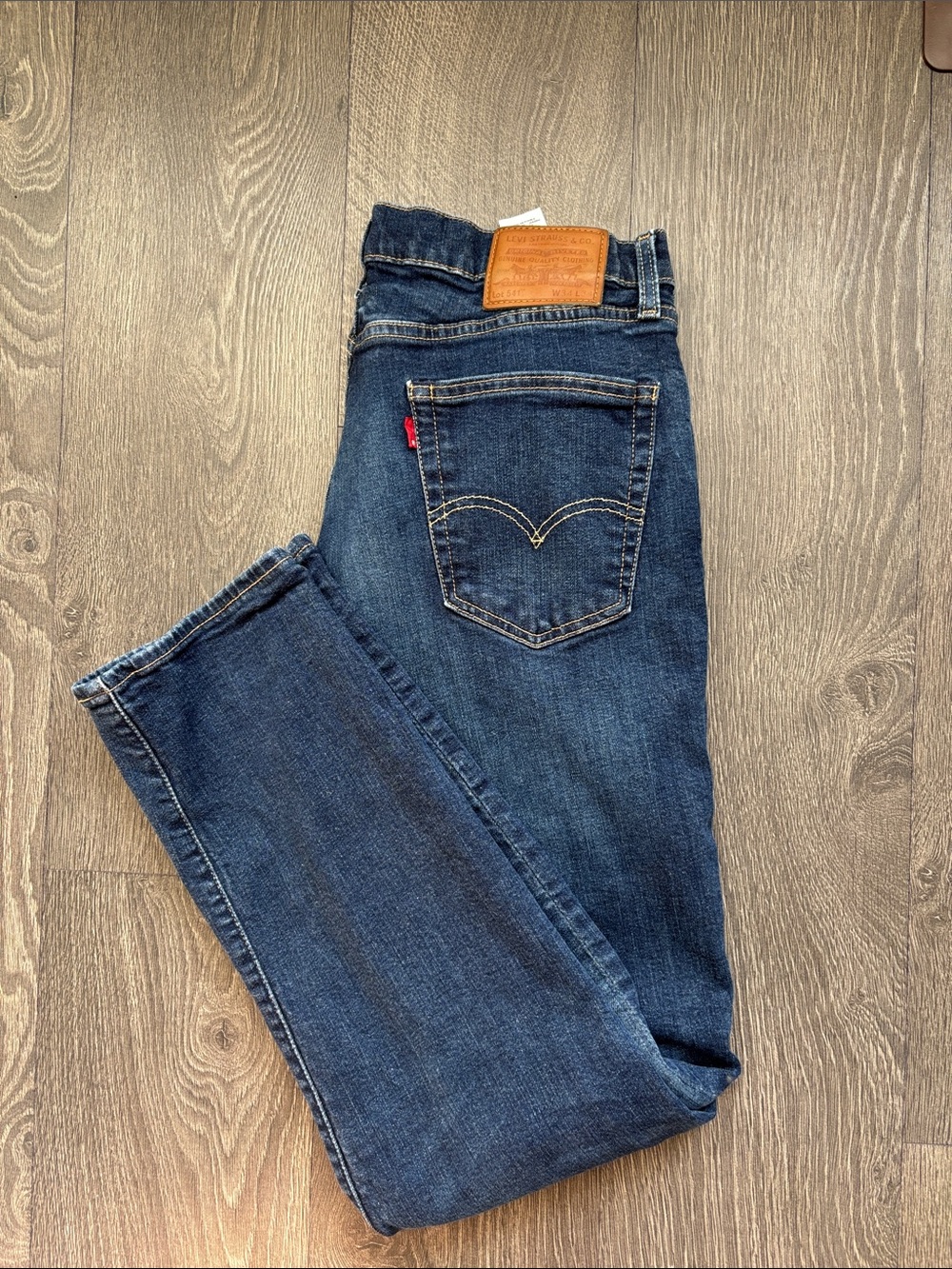 Men’s 541 Levi's Dark Blue Straight-Leg Jeans